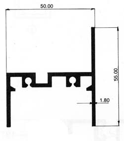 alumunium Window-Series 50 Window