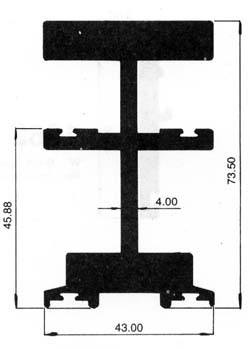 alumunium Window-Series 50 Window