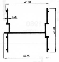alumunium Window-Series 50 Window