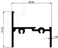 alumunium Window-Series 50 Window