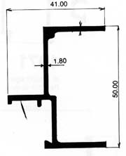 alumunium Window-Series 50 Window