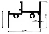 alumunium Window-Series 50 Window