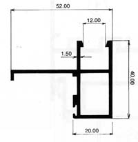 alumunium Window-Series 50 Window