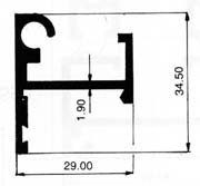 alumunium Window-Top Hung Window